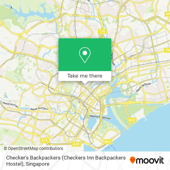 Checker's Backpackers (Checkers Inn Backpackers Hostel) map