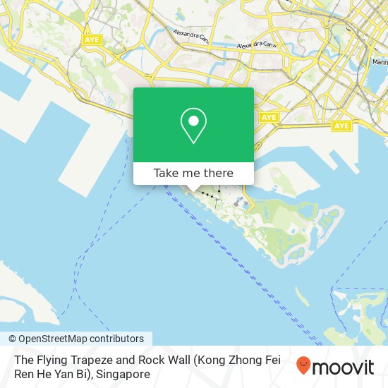 The Flying Trapeze and Rock Wall (Kong Zhong Fei Ren He Yan Bi) map