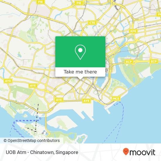 UOB Atm - Chinatown map