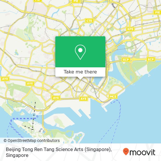 Beijing Tong Ren Tang Science Arts (Singapore) map