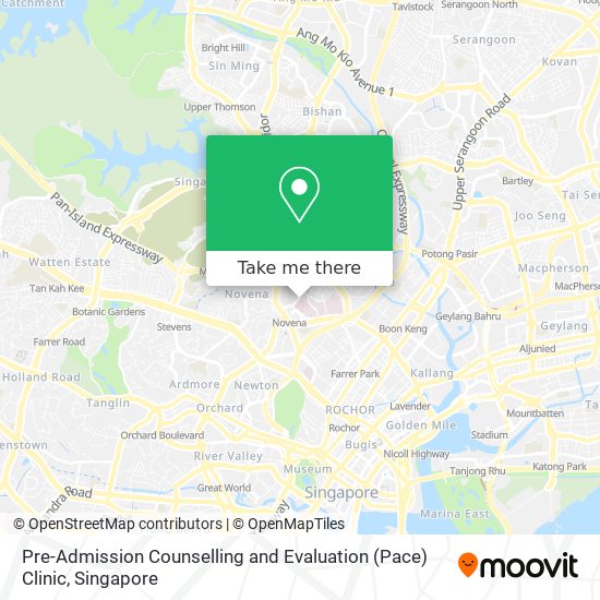 Pre-Admission Counselling and Evaluation (Pace) Clinic地图