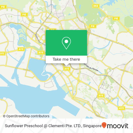 Sunflower Preschool @ Clementi Pte. LTD. map