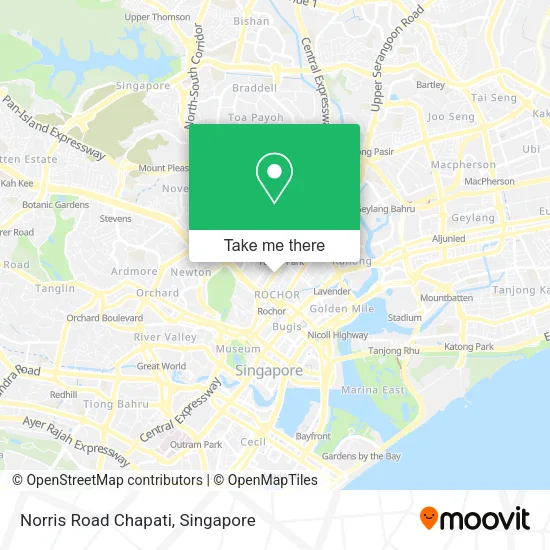 Norris Road Chapati地图