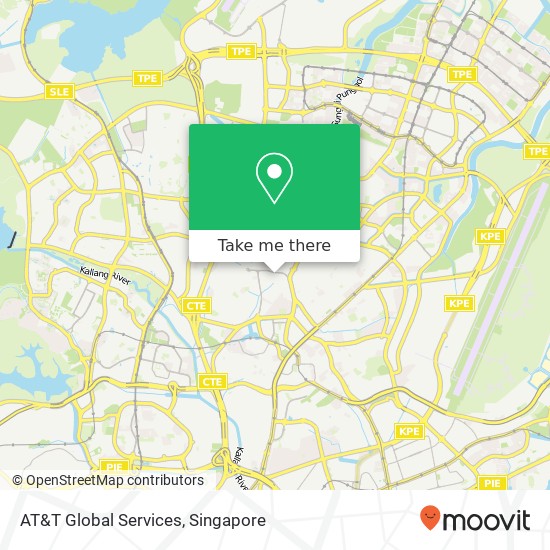 AT&T Global Services map