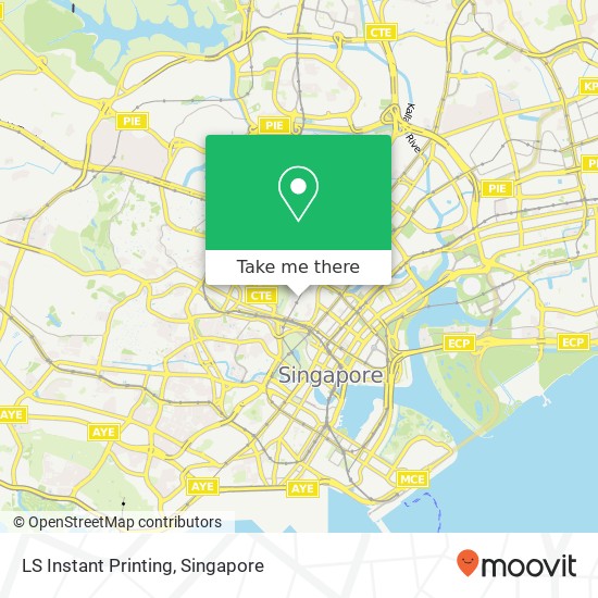 LS Instant Printing map