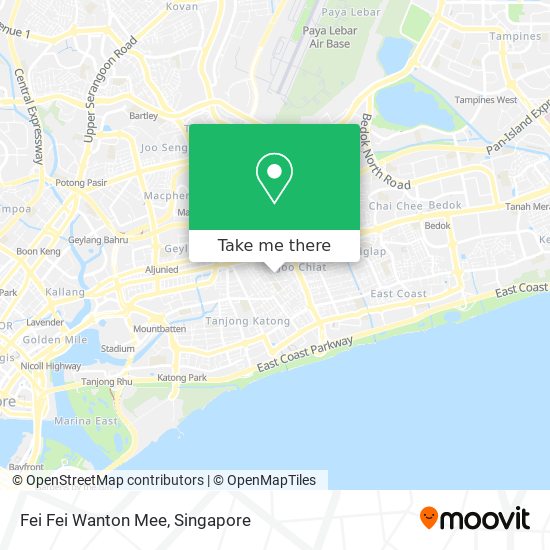 Fei Fei Wanton Mee map