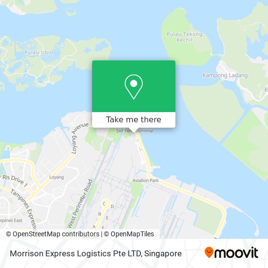 Morrison Express Logistics Pte LTD map