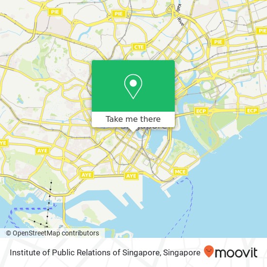 Institute of Public Relations of Singapore map