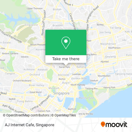 AJ Internet Cafe map