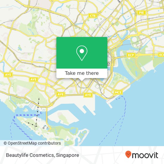 Beautylife Cosmetics map