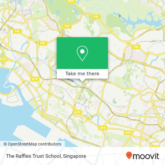 The Raffles Trust School map