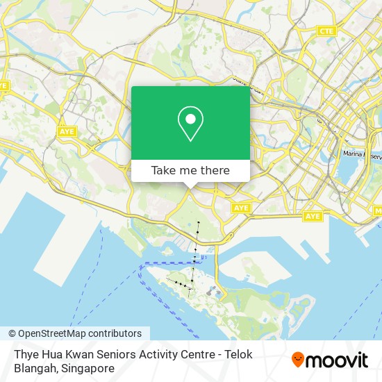 Thye Hua Kwan Seniors Activity Centre - Telok Blangah map