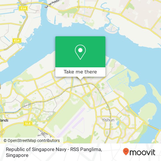 Republic of Singapore Navy - RSS Panglima map