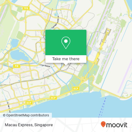 Macau Express map
