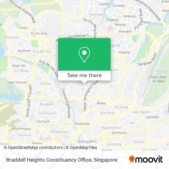 Braddell Heights Constituency Office地图