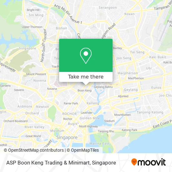 ASP Boon Keng Trading & Minimart map