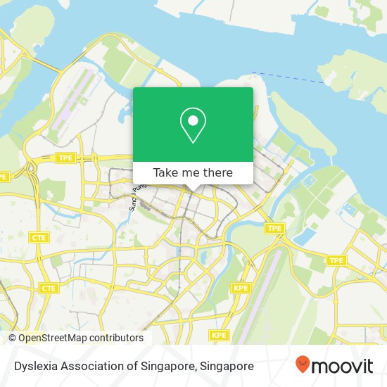 Dyslexia Association of Singapore map