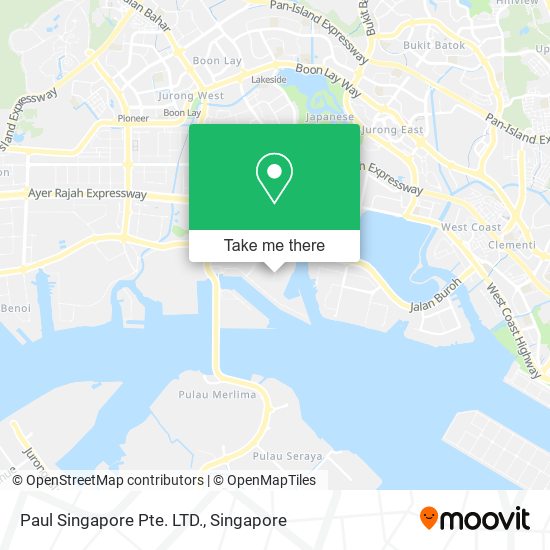 Paul Singapore Pte. LTD. map