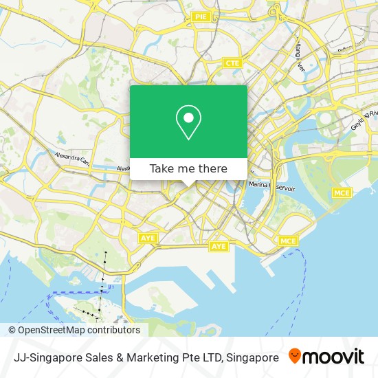 JJ-Singapore Sales & Marketing Pte LTD map