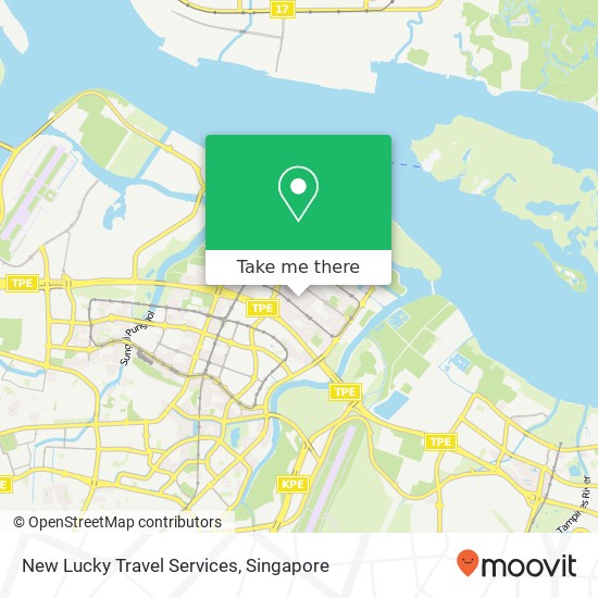 New Lucky Travel Services map