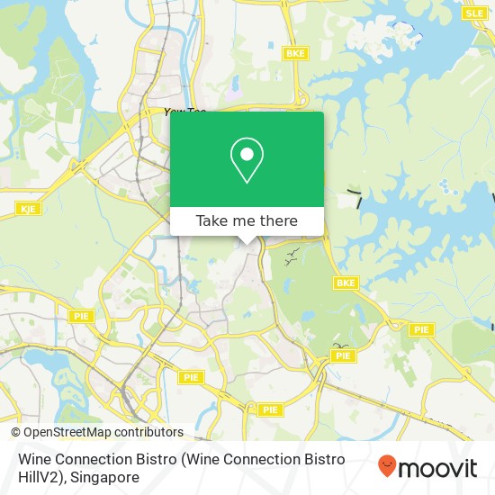 Wine Connection Bistro map