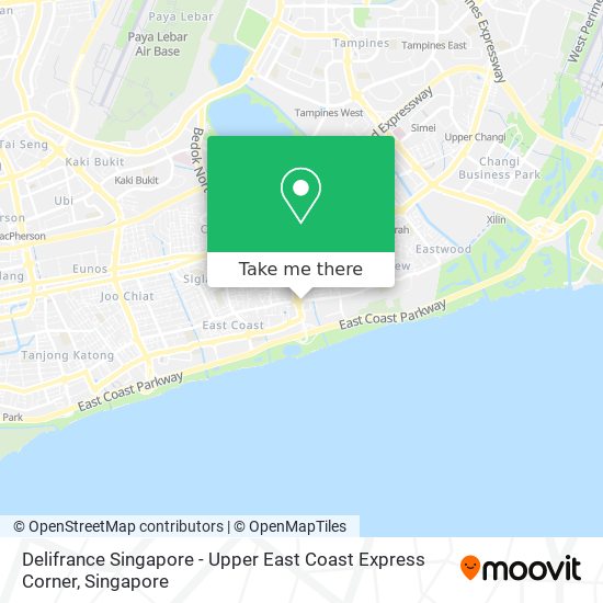Delifrance Singapore - Upper East Coast Express Corner map