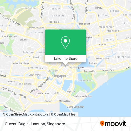 Guess- Bugis Junction map