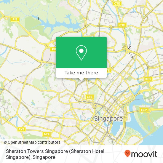 Sheraton Towers Singapore (Sheraton Hotel Singapore) map
