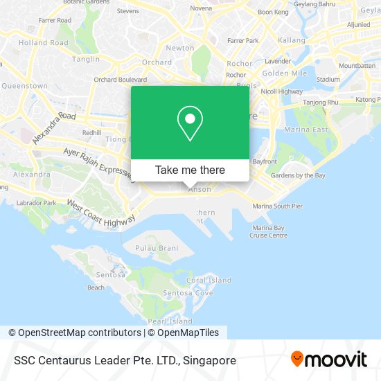 SSC Centaurus Leader Pte. LTD. map