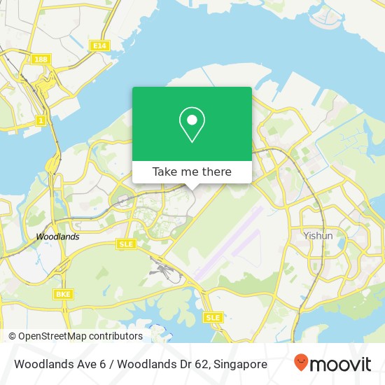 Woodlands Ave 6 / Woodlands Dr 62地图