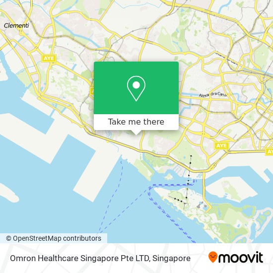 Omron Healthcare Singapore Pte LTD map