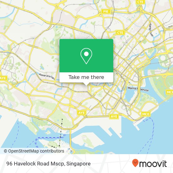 96 Havelock Road Mscp地图