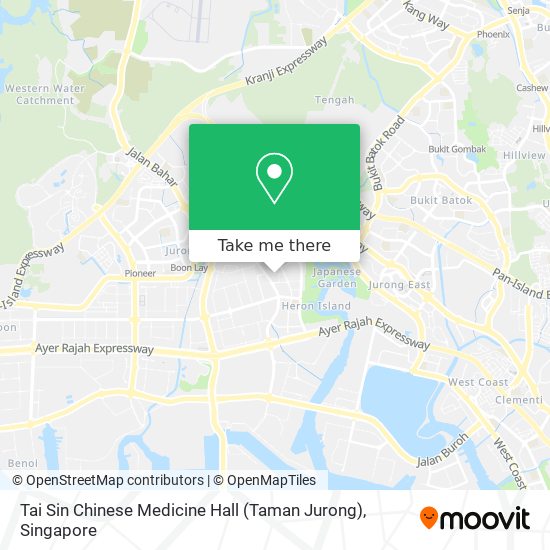 Tai Sin Chinese Medicine Hall (Taman Jurong) map