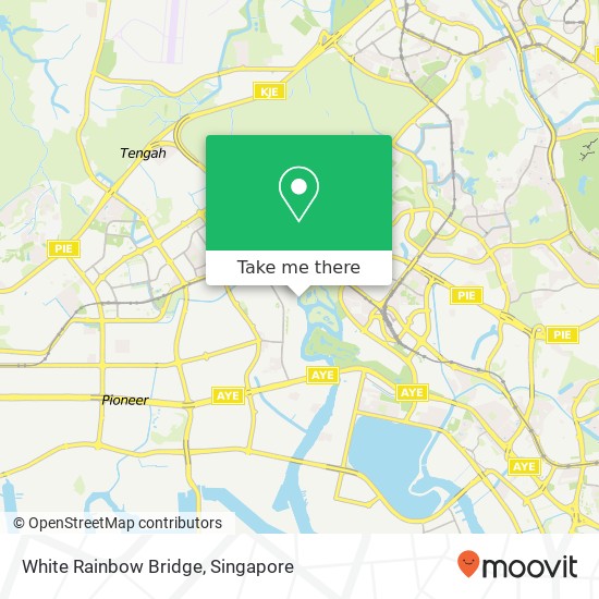 White Rainbow Bridge map