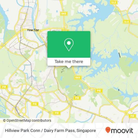 Hillview Park Conn / Dairy Farm Pass地图
