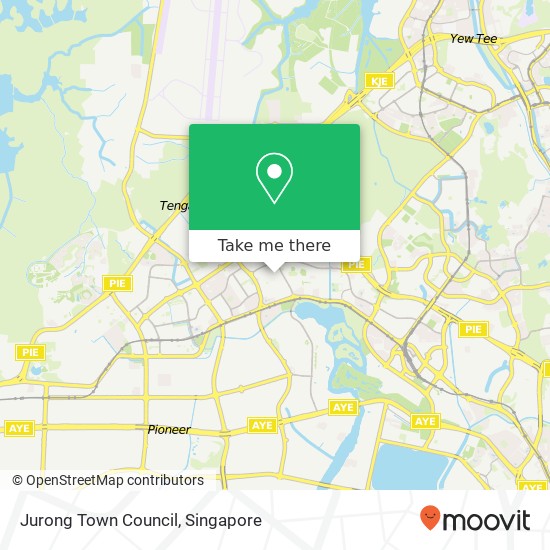 Jurong Town Council map