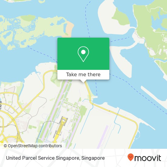 United Parcel Service Singapore map
