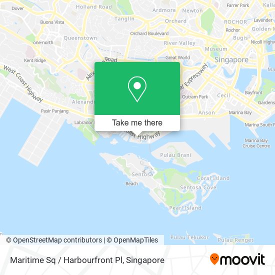 Maritime Sq / Harbourfront Pl map