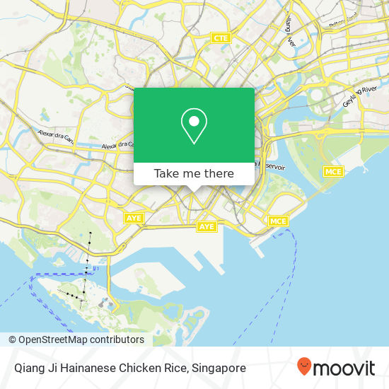 Qiang Ji Hainanese Chicken Rice map