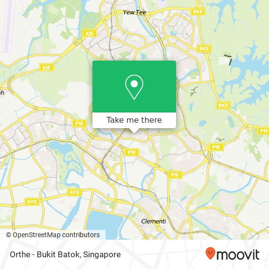 Orthe - Bukit Batok map