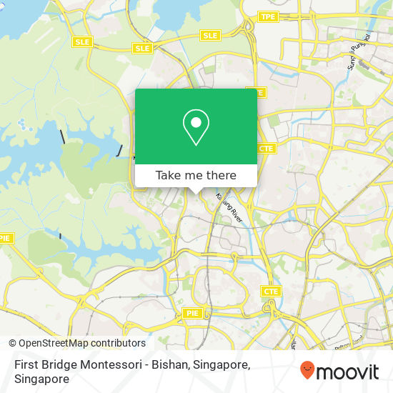 First Bridge Montessori - Bishan, Singapore map