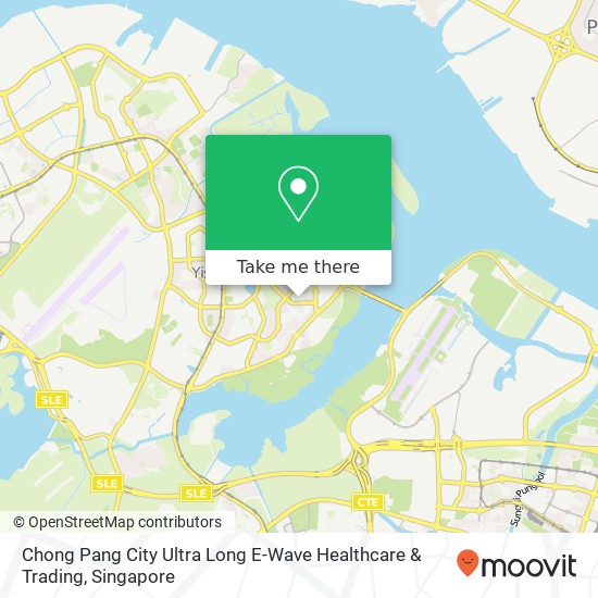 Chong Pang City Ultra Long E-Wave Healthcare & Trading map