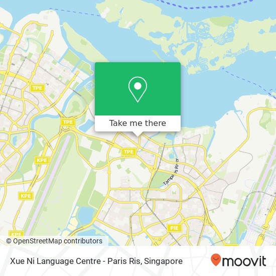 Xue Ni Language Centre - Paris Ris map