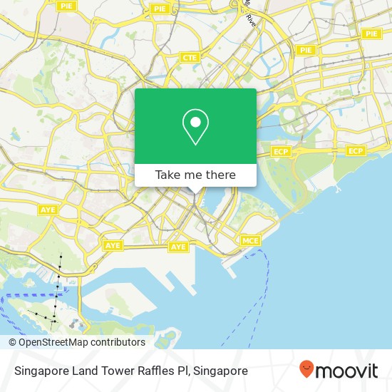Singapore Land Tower Raffles Pl map