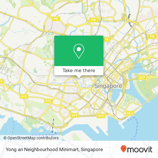 Yong an Neighbourhood Minimart map