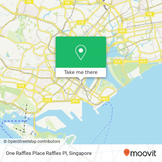 One Raffles Place Raffles Pl地图