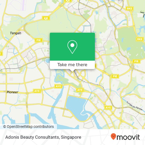 Adonis Beauty Consultants map