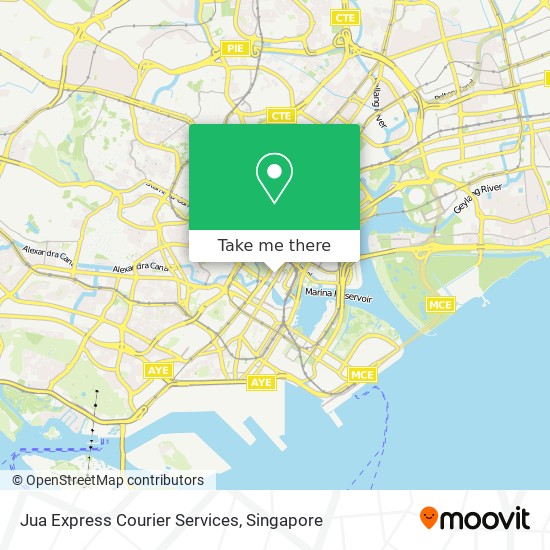 Jua Express Courier Services map