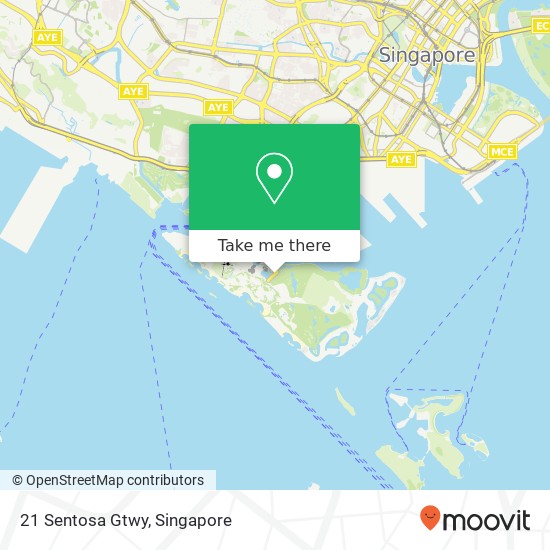 21 Sentosa Gtwy地图