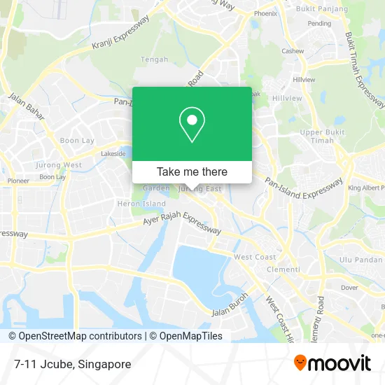 7-11 Jcube地图